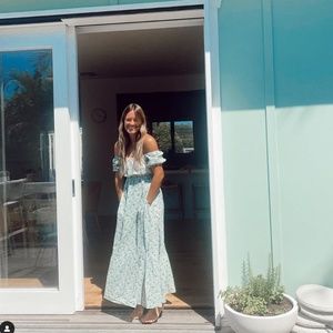 Floral Off-Shoulder Maxi Dress